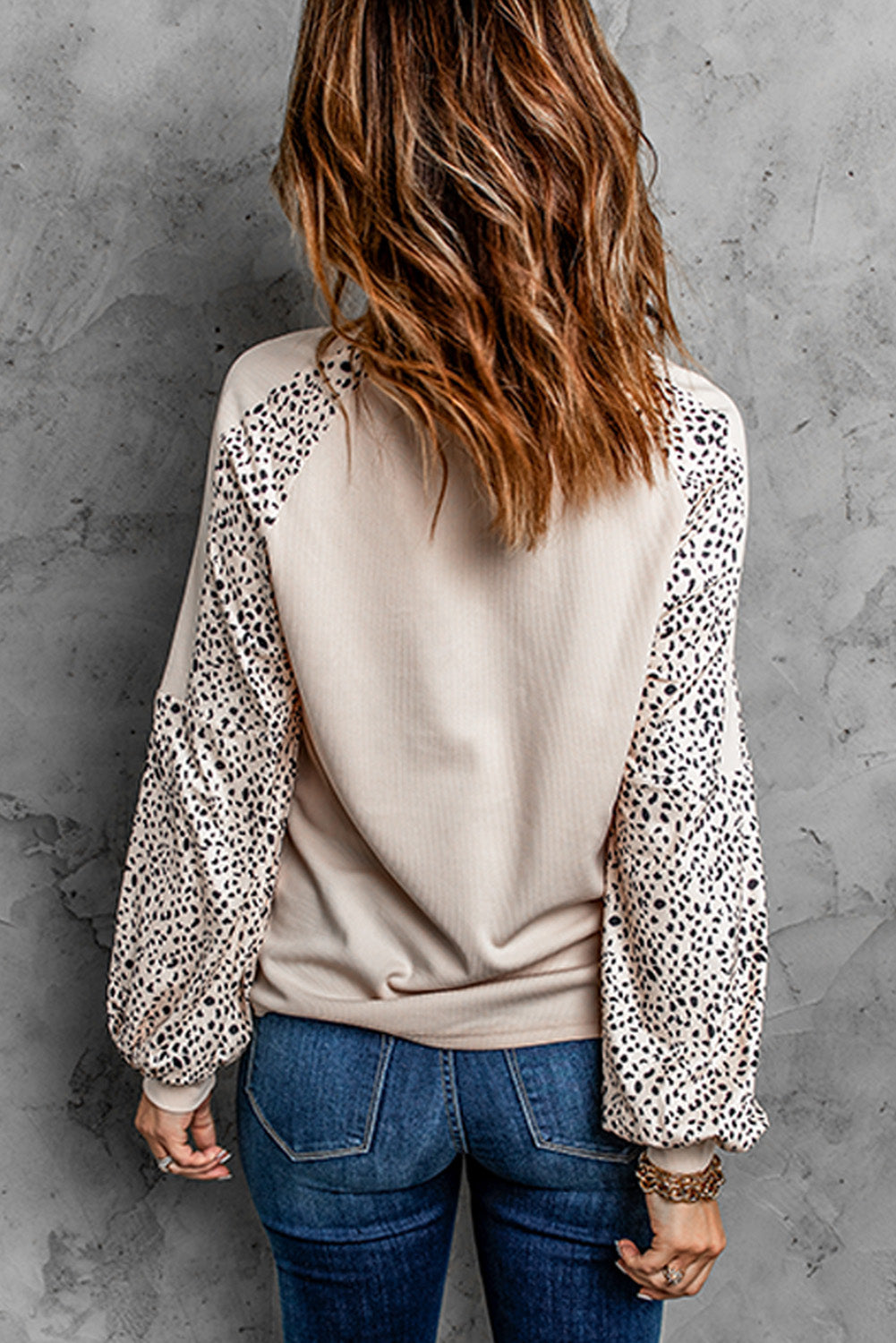 Long Sleeve Khaki Top